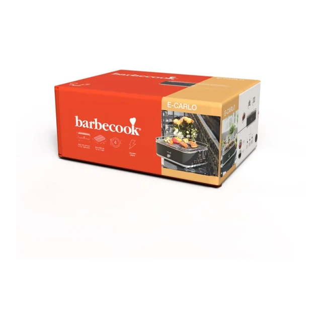 Електрогриль Barbecook E-Carlo BC-ELE-1003 2500 Вт Midnight Grey (5404035708057)