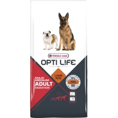 Сухий корм для собак Versele-Laga Opti Life Adult Digestion Medium & Maxi з ягням та рисом 12,5 кг (5410340311332)