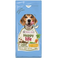 Сухий корм для собак дорослих Versele Laga Happy Life Adult Light з куркою 12,5 кг (5410340311974)