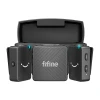 Набір петличних мікрофонів Fifine M9 Black (M9F)