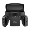 Набір петличних мікрофонів Fifine M9 Black (M9F)