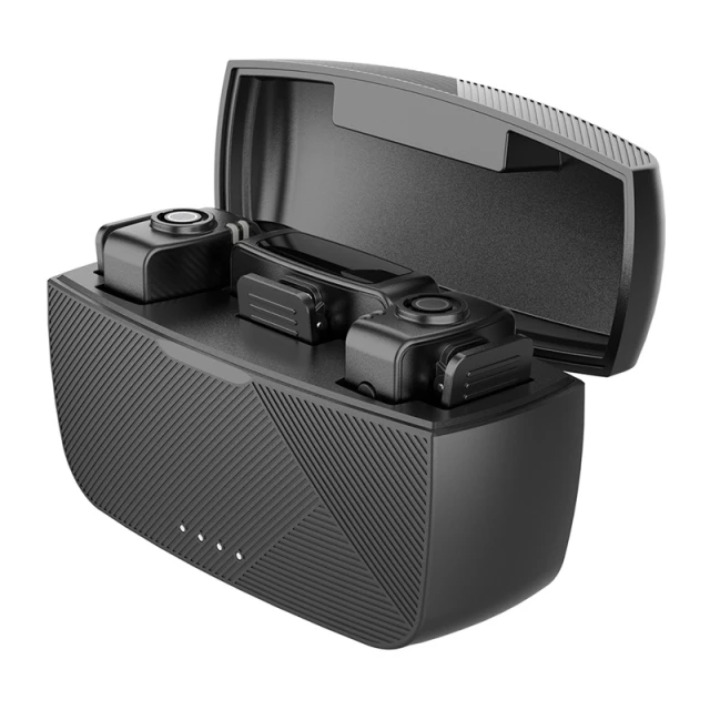 Набір петличних мікрофонів Fifine M9 Black (M9F)