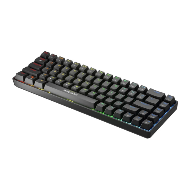 Клавіатура механічна Fifine GK1 65% RGB Black (5410464334729)