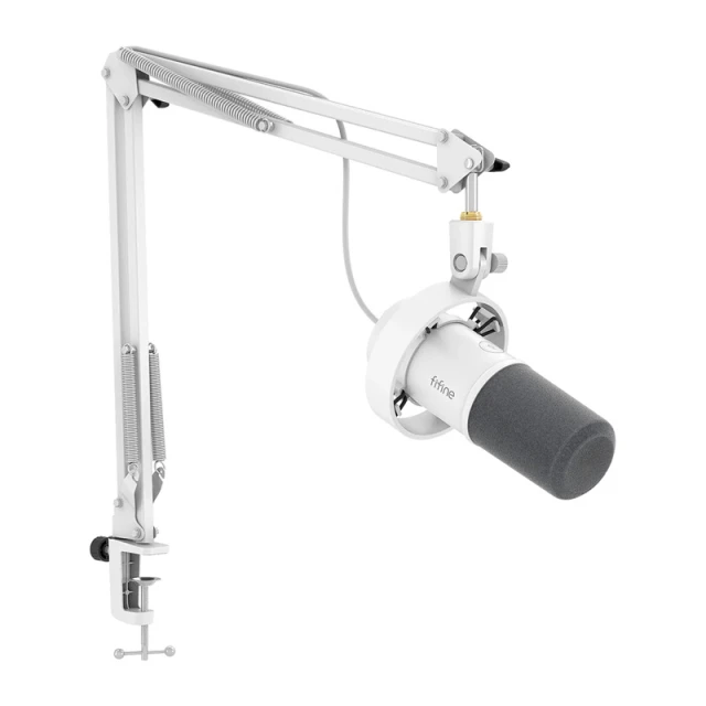 Микрофон динамический Fifine K688CT White (K688CT-W)