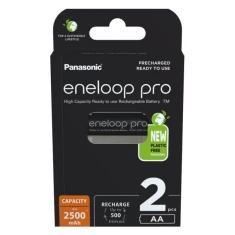 Акумуляторна батарейка Panasonic Eneloop Pro AA 2500 mAh 2 шт (5410853064145)