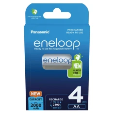 Акумуляторна батарейка Panasonic Eneloop AA 2000 mAh 4 шт (5410853064190)