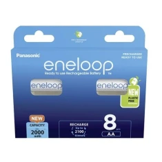 Акумуляторна батарейка Panasonic Eneloop AA 2000 mAh 8 шт (5410853064213)