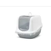 Туалет для котів SAVIC Nestor Jumbo White-Grey (5411388020019)