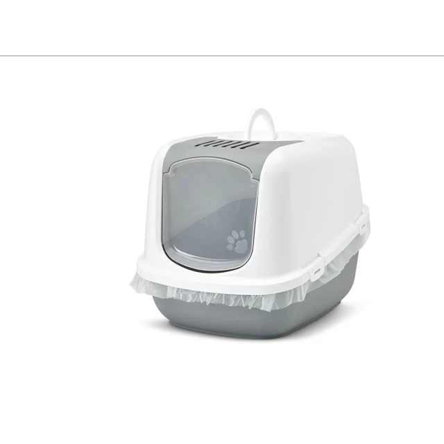 Туалет для котів SAVIC Nestor Jumbo White-Grey (5411388020019)