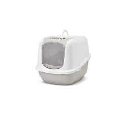 Туалет для котів SAVIC Nestor Jumbo White-Brown (5411388020095)