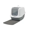 Туалет для котів SAVIC Nestor Jumbo White-Brown (5411388020095)