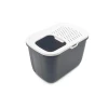 Туалет для котів SAVIC Hop In White-Dark Grey (5411388201807)