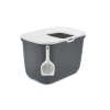 Туалет для котів SAVIC Hop In White-Dark Grey (5411388201807)