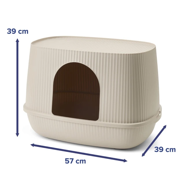 Туалет для котів SAVIC Moona 57x39x39 см Mokka (5411388205713)