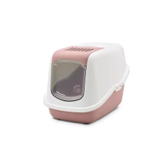 Туалет для котів SAVIC Nestor White-Pink (5411388722791)