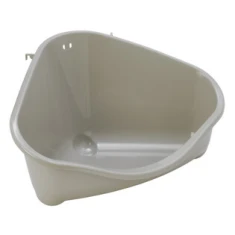 Туалет кутовий для клітки Yarro S для хом'яків 18,4x12,4x10 см Warm Grey (5412087014095)