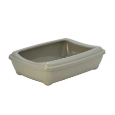 Туалет для кошек Yarro 2 овальный с рамкой 50 см Warm Grey (5412087192144)