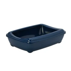 Туалет для кошек Yarro 2 овальный с рамкой 50 см Navy (5412087192212)
