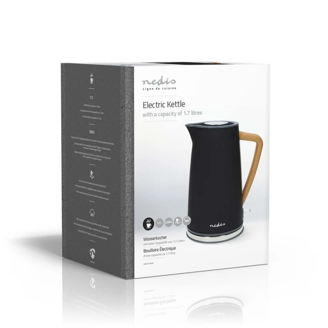 Електрочайник Nedis KAWK510EBK 1,7 л Black (5412810451166)