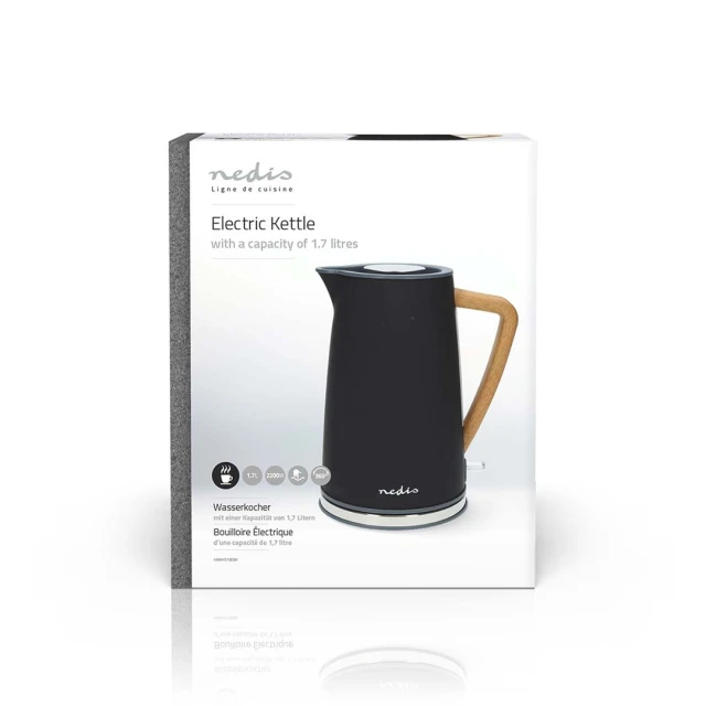 Електрочайник Nedis KAWK510EBK 1,7 л Black (5412810451166)