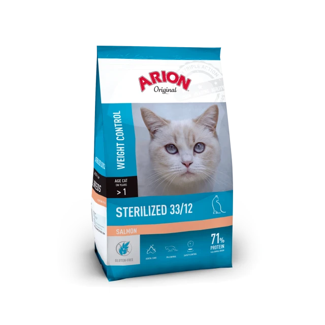 Сухий корм для котів Arion Cat Original Sterilized з лососем 2 кг (5414970058667)