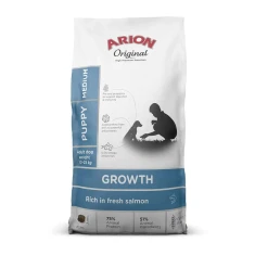 Сухий корм для цуценят середніх порід Arion Original Growth з лососем 2 кг (5414970060547)