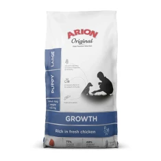 Сухий корм для цуценят великих порід Arion Original Growth з куркою 12 кг (5414970060639)