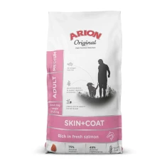 Сухий корм для собак середніх порід Arion Original Skin & Coat з лососем і рисом 2 кг (5414970060660)