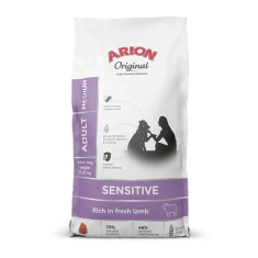 Сухий корм для собак Arion Original Sensitive Adult Medium з ягням 12 кг (5414970060783)