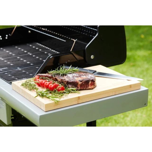 Дошка для нарізки бамбукова з жолобком Barbecook FSC 40x30x3 см 3 шт (5420059853542)