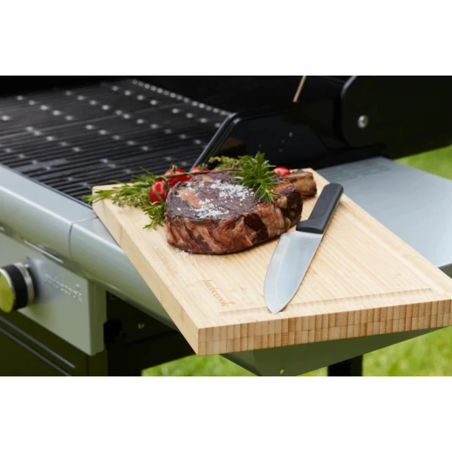 Дошка для нарізки бамбукова з жолобком Barbecook FSC 40x30x3 см 3 шт (5420059853542)