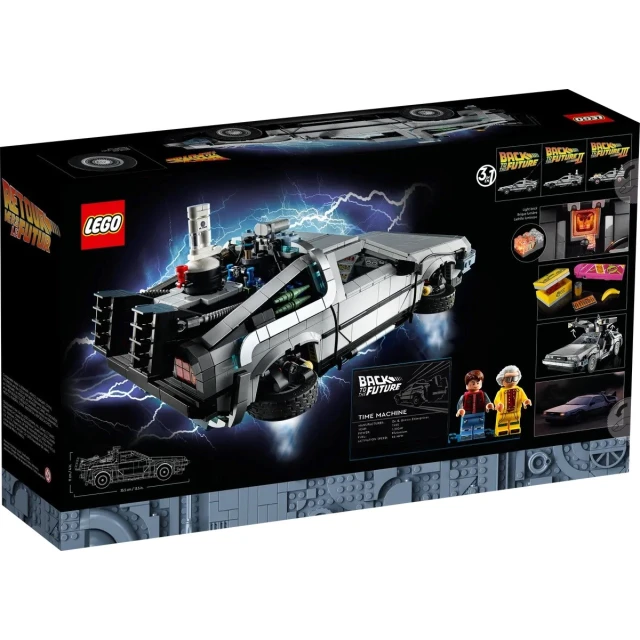 Конструктор LEGO Creator Expert Машина часу з фільму Назад у майбутнє 1872 деталі (10300)
