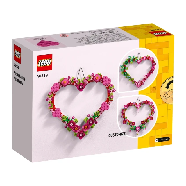 Конструктор LEGO Прикраса у формі серця 254 деталі (40638)