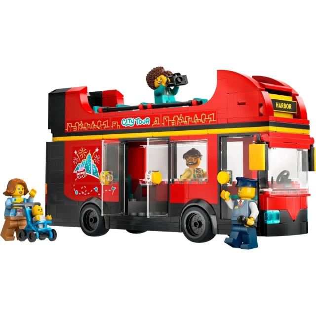 Конструктор LEGO CIity Червоний двоповерховий екскурсійний автобус 384 деталі (60407)