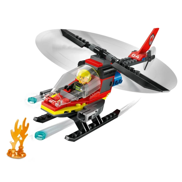 Конструктор LEGO City Пожарный вертолет (60411)