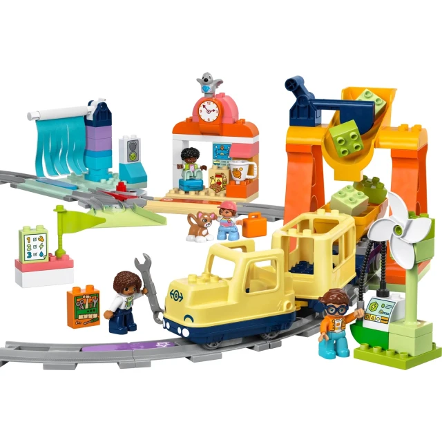Конструктор LEGO DUPLO Великий інтерактивний міський поїзд 103 деталі (10428)