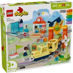 Конструктор LEGO DUPLO Великий інтерактивний міський поїзд 103 деталі (10428)