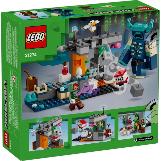 Конструктор LEGO Minecraft Зустріч зі стражем 238 елементів (21274)
