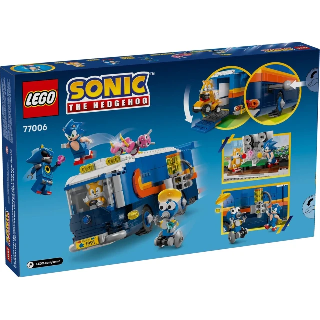 Конструктор LEGO Sonic the Hedgehog Сонік та машина спеціального призначення 747 деталей (77006)