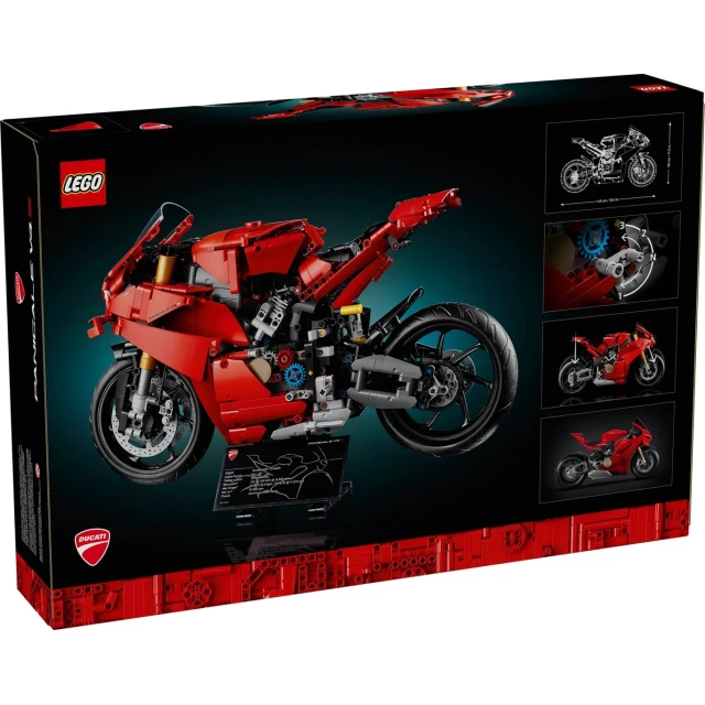 Конструктор LEGO Technic Мотоцикл Ducati Panigale V4 S 1603 елементи (42202)
