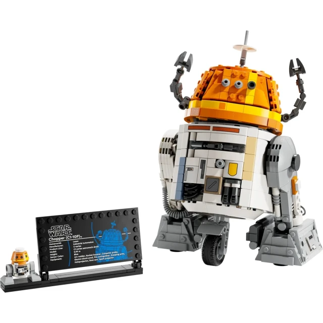 Конструктор LEGO Star Wars Астромеханічний дроїд Чопер C1-10P 1039 елементів (75416)