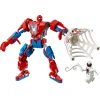 Конструктор LEGO Super Heroes Marvel Робот Людини Павука проти Анти-Венома 107 елементів (76308)