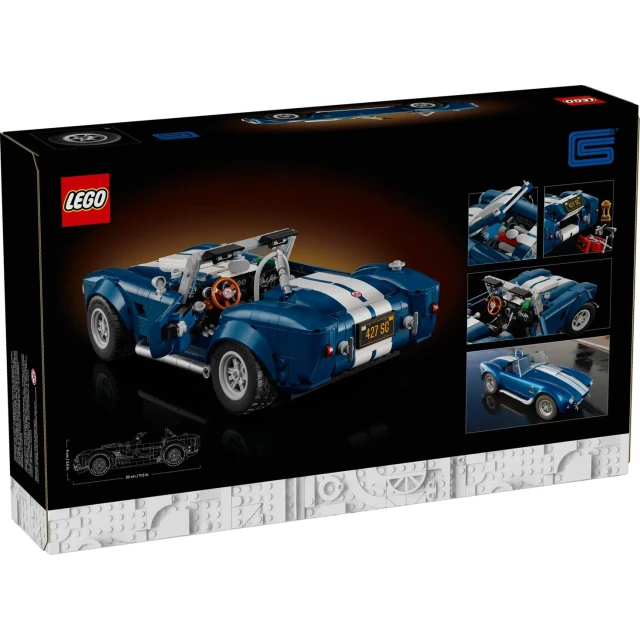 Конструктор LEGO Icons Shelby Cobra 427 S/C 1241 элемент (10357)