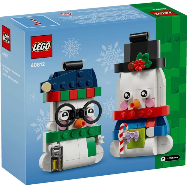 Конструктор LEGO Прикраси зі сніговиком 168 деталей (40812)
