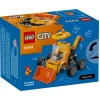 Конструктор LEGO City Автівки — Будівельний навантажувач 61 деталь (60483)
