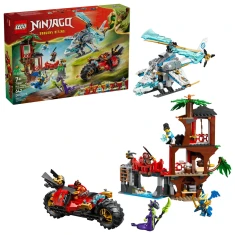 Конструктор LEGO Ninjago Автомобільна битва ніндзя біля будинку на дереві 642 елементи (71857)