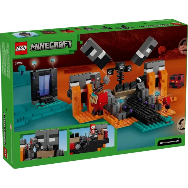 Конструктор LEGO Minecraft Битва з Візером 494 елементи (21590)