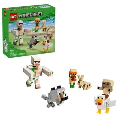 Конструктор LEGO Minecraft Курячий Жокей: атака в пустелі 428 деталей (21592)