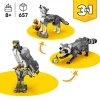 Конструктор LEGO Creator Лісові тварини: Сірий вовк 657 елементи (31393)