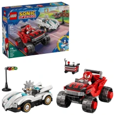 Конструктор LEGO Sonic the Hedgehog Автомобіль Сільвера vs. монстр вантажівки Наклза 378 елементів (77118)